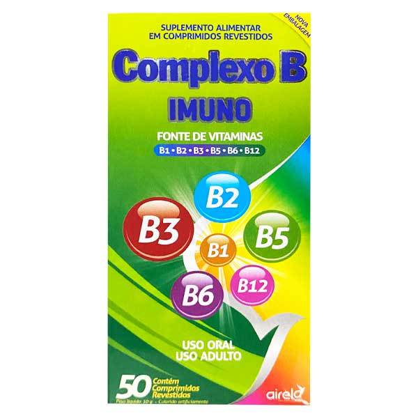 Vitaminas Complexo B IMUNO 100 COMPRIMIDOS | Shopee Brasil