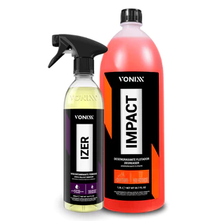VONIXX IMPACT + IZER Kit Descontaminação e Limpeza Pesada Vonixx: Izer e Impact - Renove Seu Veículo com Facilidade!
