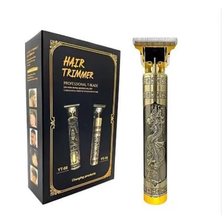 Máquina Barbear Dragão Acabamento Sem Fio Cabelo Barba Pezinho Personalizada Com Limitador de Lamina Ajustável