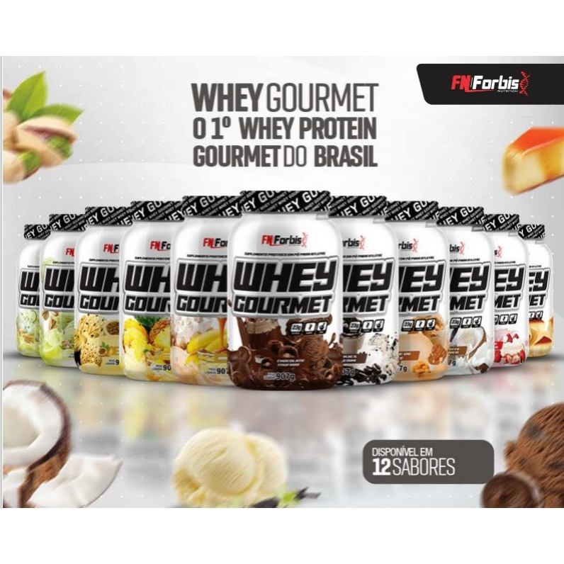 Whey Protein Gourmet Fn Forbis Pote G Original Proteina Isolada E Concentrada Shopee