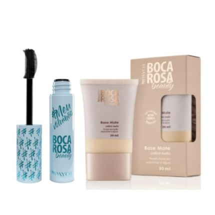 KIT Boca Rosa Beuty Base + Mascara Para Cilios