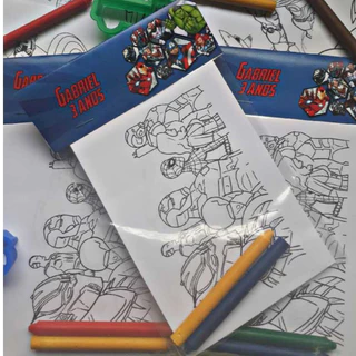 PERSONALIZADOS VINGADORES LEMBRANCINHAS COLORIR FESTA INFANTIL