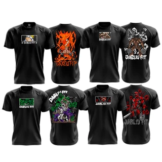 Kit 4 Camisas Lançamento Hulk + Deadpool + Naruto + Pickle