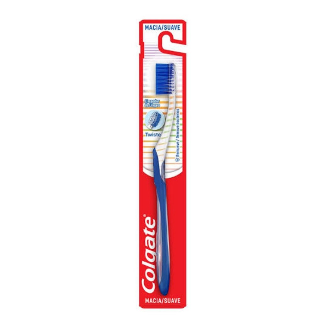 Escova de Dentes Twister Macia Colgate | Shopee Brasil