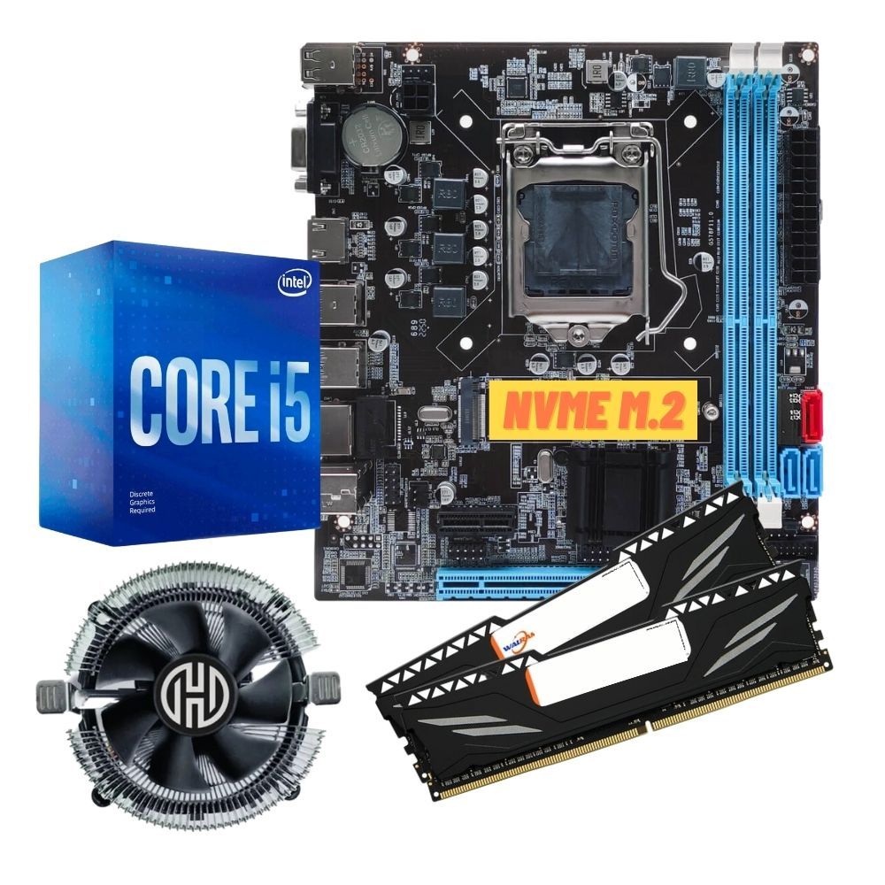 Kit placa m e i5 gamer lga1155 16gb ddr3 gigalan m2 usb 3 0 escorrega
