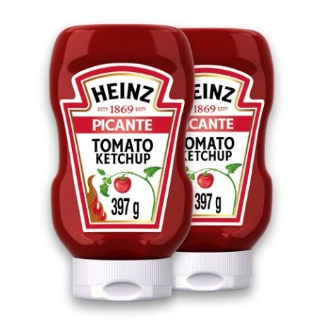 Kit c/2 Ketchup Heinz Picante 397g