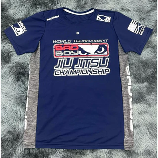 Camiseta Masculina Dri Fit Bad Jiu Jitsu Com Faixa Academia Luta Esportiva Fitness Treino