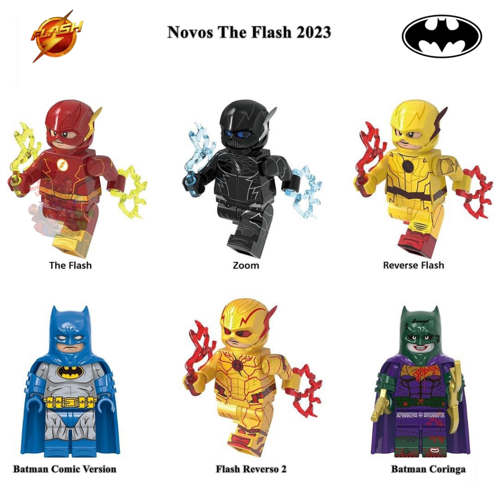 The Fla 2023 Minifigure miniatura de coleção Batman Comic Version ...
