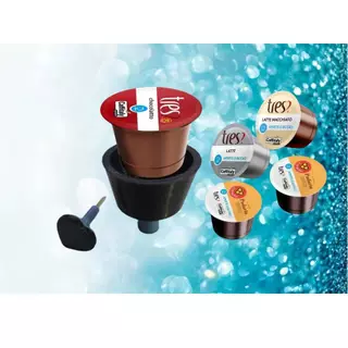 Adaptador para Cafeteira Dolce Gusto para usar cápsulas Três Corações1