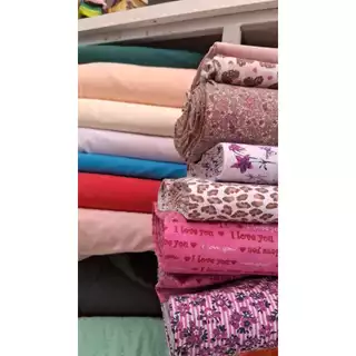 Tecido De Malha Cotton 8% Elastano 92% Algodão 0,50CM X 1,80M