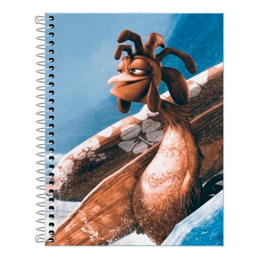 Caderno João Frango Escolar 1, 10 ou 20 matérias