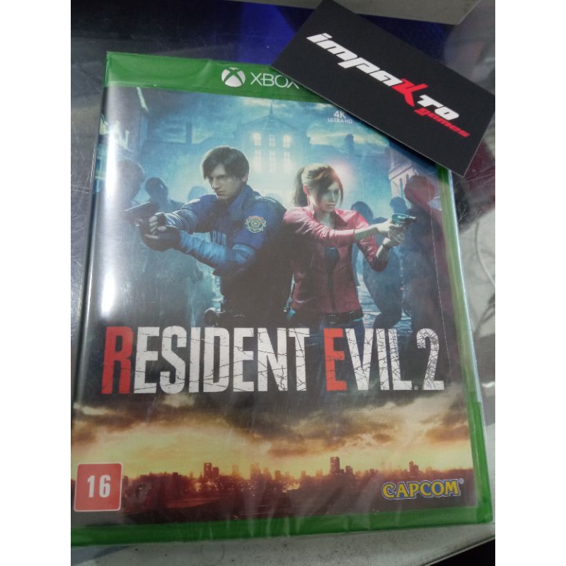 resident Evil 2 Remake mídia física Xbox One lacrado