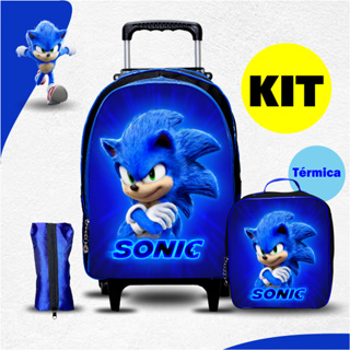 Lancheira Térmica Infantil Escolar Sonic The Hedgehog 10L