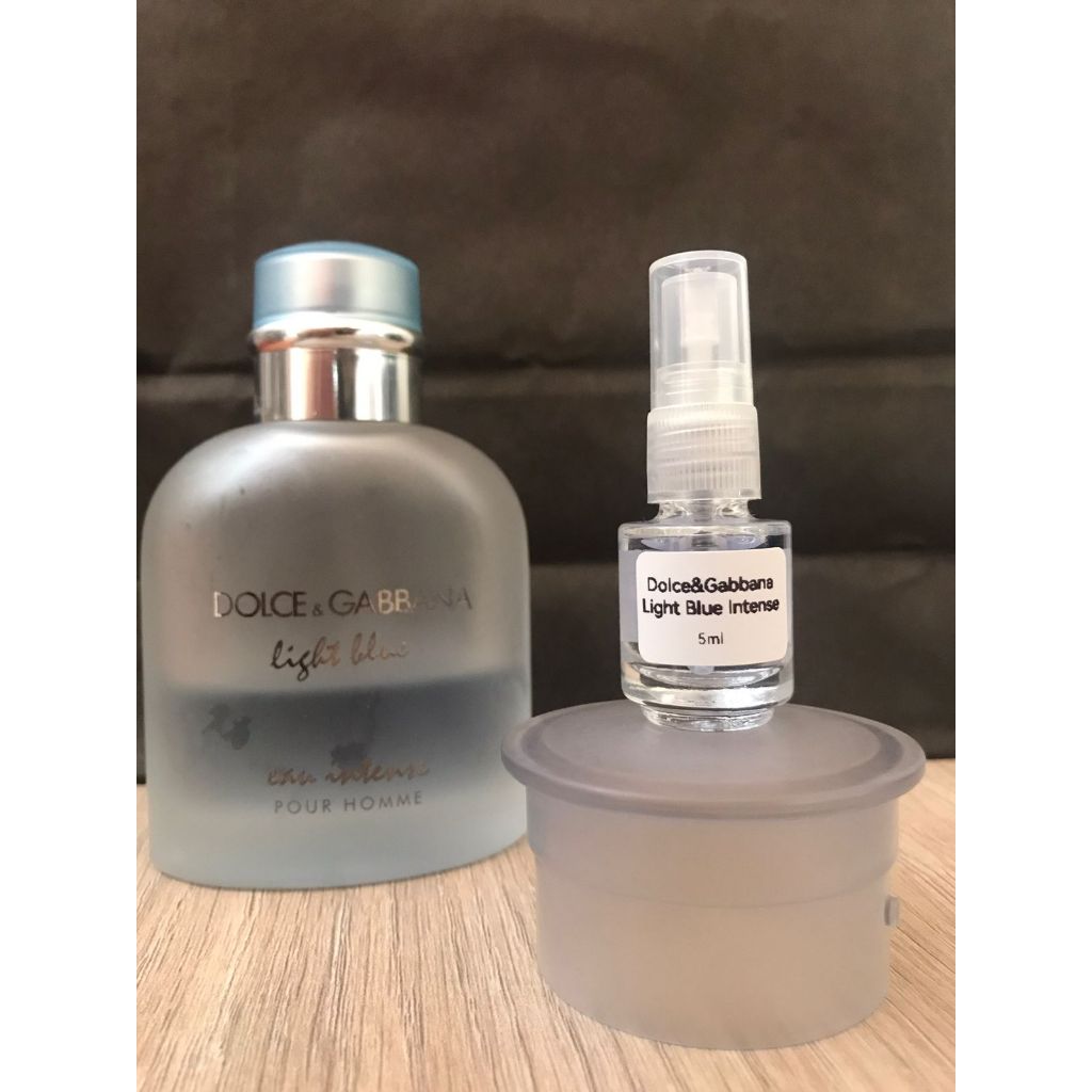 Dolce & Gabbana Light Blue Intense Men - Decant 5ml | Shopee Brasil