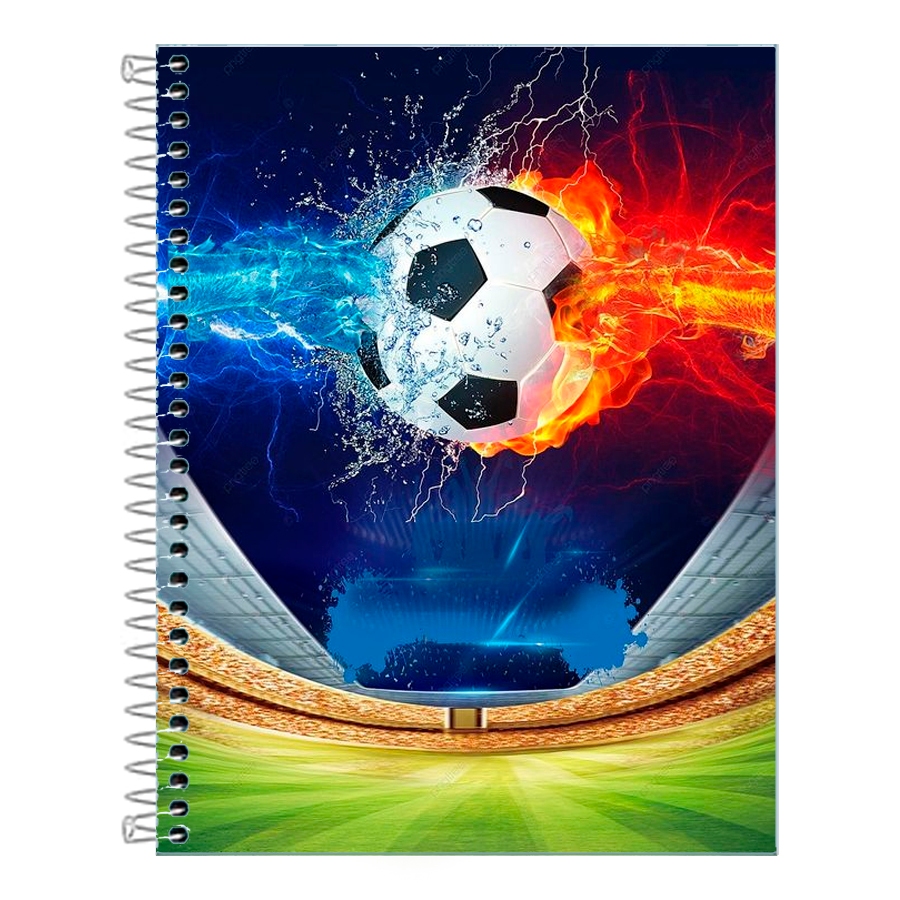 Caderno Futebol Escolar 1, 10 ou 20 Matérias | Shopee Brasil