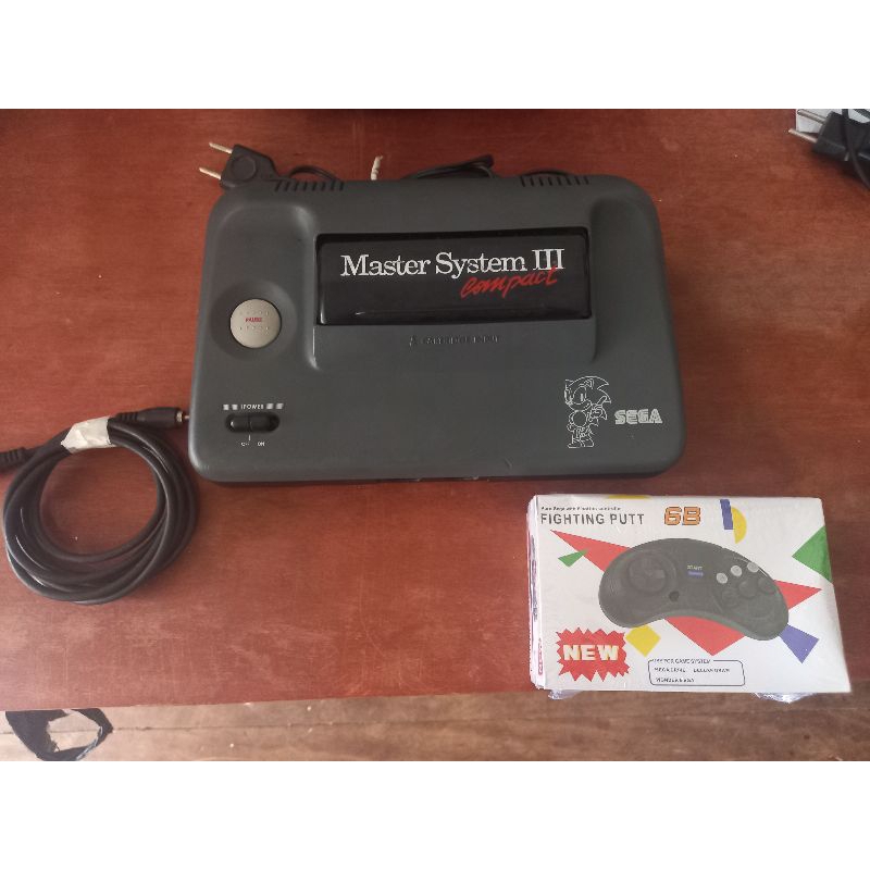 Master system 3 Compact Completo Perfeito