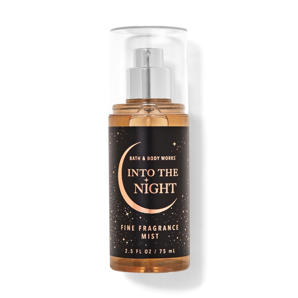 Into The Night Fine Fragrance Mist Bath and Body Works 75ml Mini