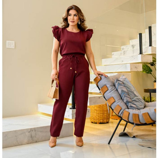 Kit 3 Peças Blusa nuvem crepe feminina com boje roupa barata modinha do  verão elegante acinturada alça fina