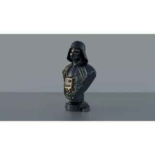 Escultura Imagem Busto Darth Vader Star Wars Customizável Para Decoração