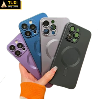 Capa Iphone 14 Fosca Novo Diversos Magsafe Varias Cores Case Iphone 14 Luxo Proteção Câmera