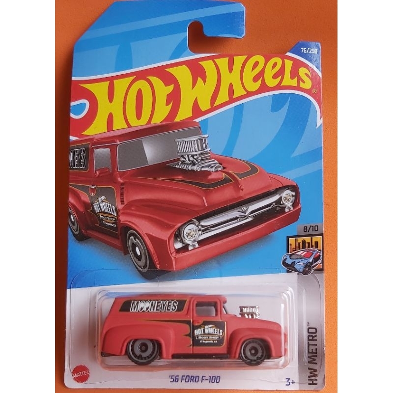 HOT WHEELS FORD PANEL F100 1956 VARIAÇÃO ESCALA 1.64 TAMANHO 7CM
