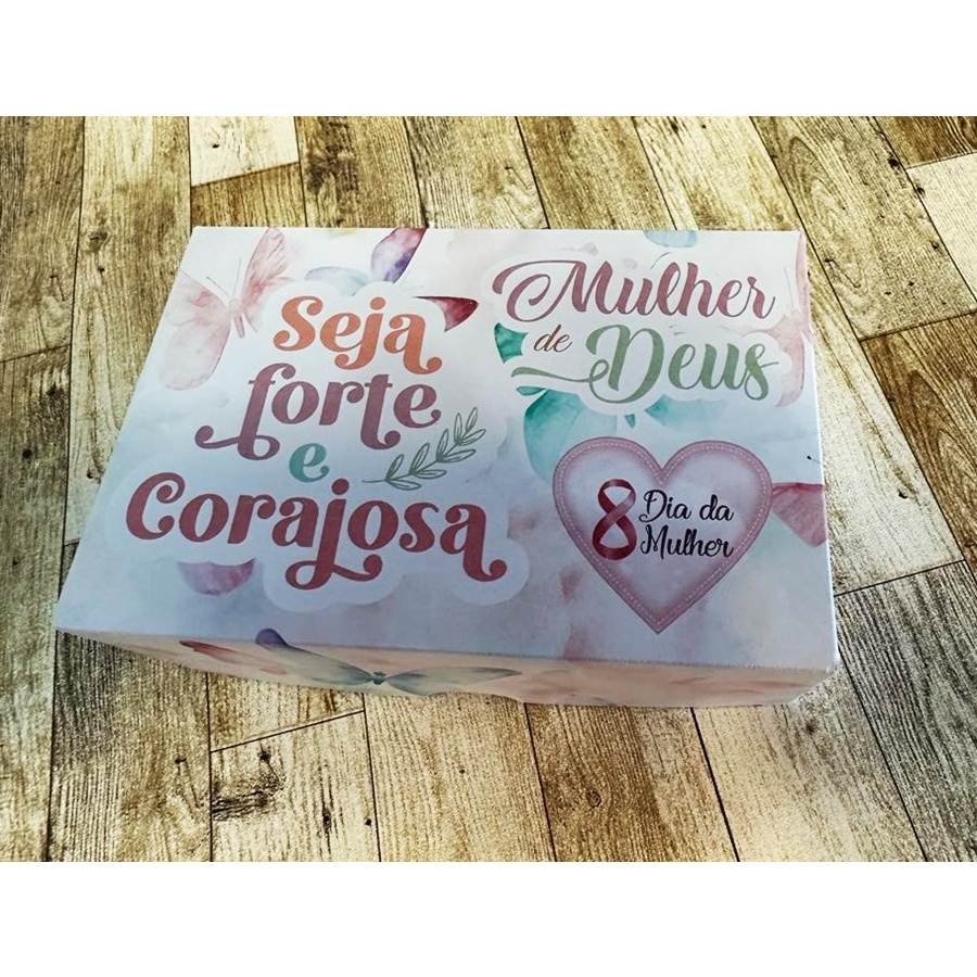 Caixa para 6 doces Embalagem Feliz Dia das Mulheres Cristã Virtuosa em Oferta na Shopee