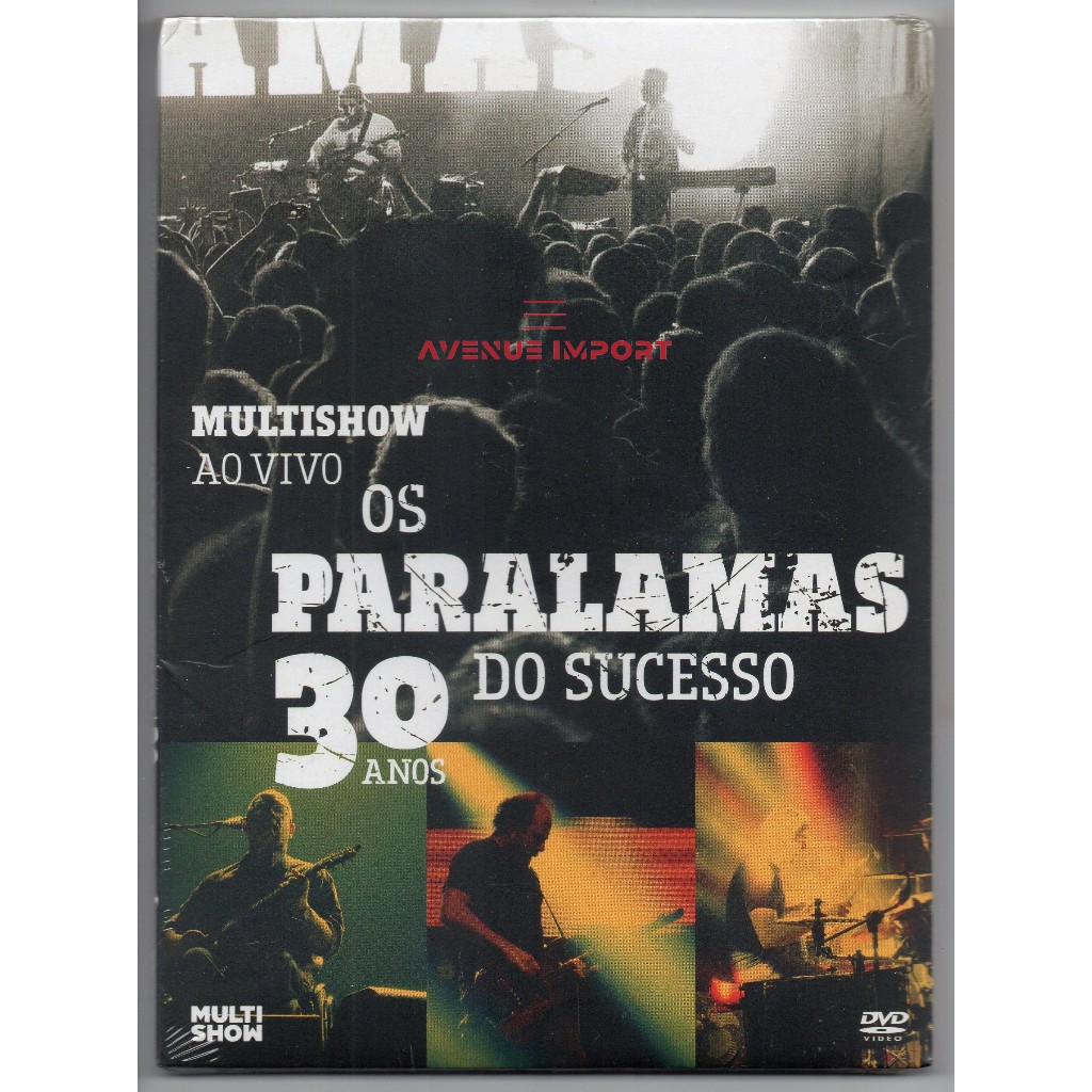 DVD Os Paralamas Do Sucesso - 30 Anos (Multishow Ao Vivo) | Shopee Brasil