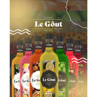 Xarope Lê Gout Garrafa PET 820ml Sabores de Frutas e Drinks