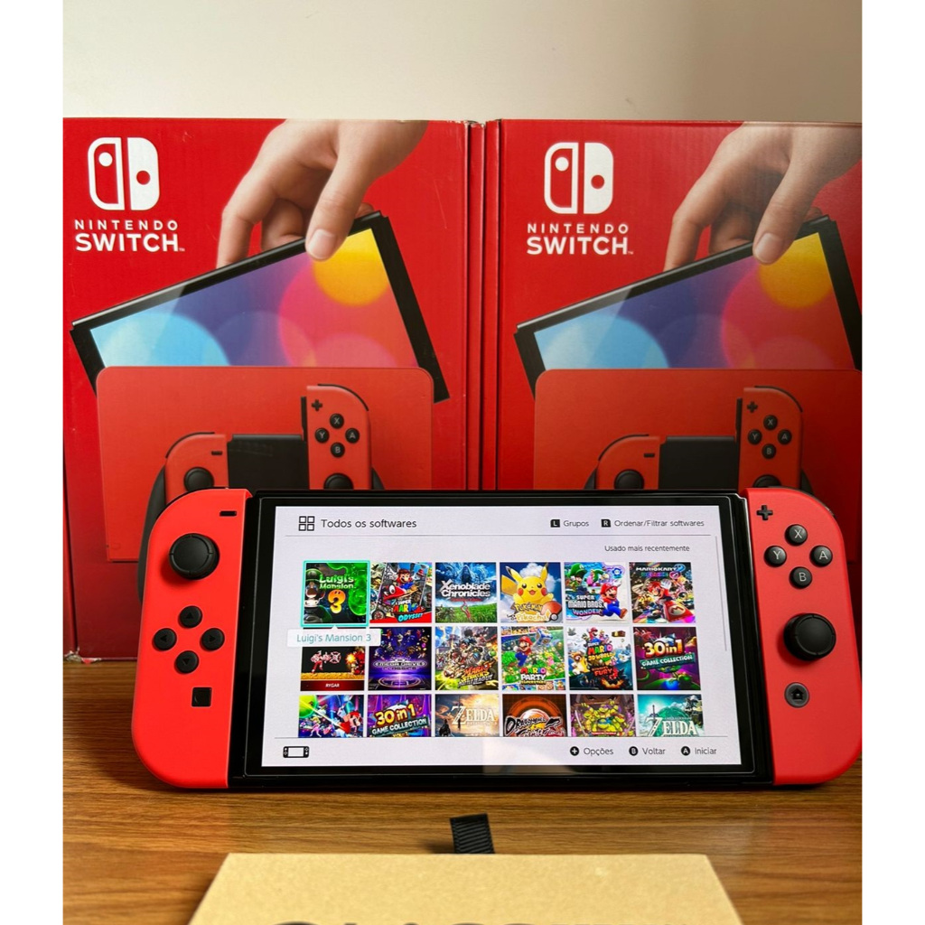 Nintendo Switch OLED Desbloqueado + 256gb