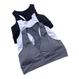 KIT 03 TOPS NADADOR COM BOJOS FITNESS TECIDO GROSSO ACADEMIA CORRIDA CROSSFIT