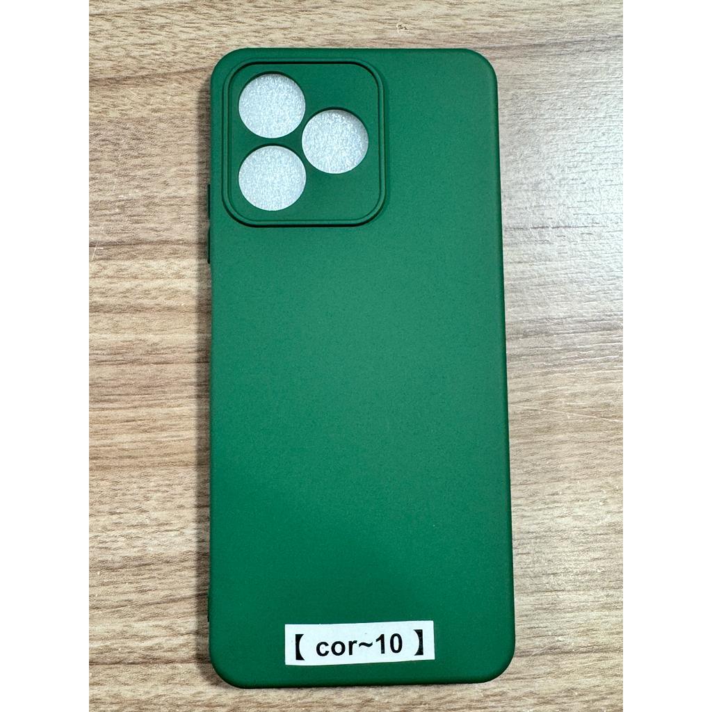 Custodia In Silicone TPU Per Realme C53 / C51 / Realme Note 50 - Cover Protettiva Antiurto Con Foro Porta Catena - Rossa - 3