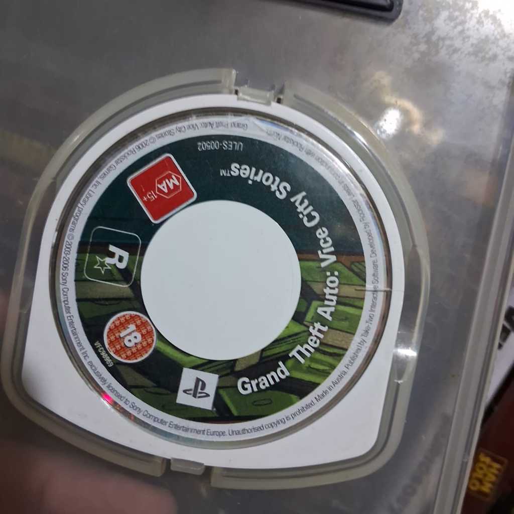 Jogo GTA Vice City Stories Original PSP, apenas case + Disco UMD. Leia a descrição