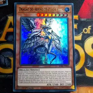 Dragão Do Abismo De Olhos Azuis - Ultra Raro Foil - Original - Yu-gi-oh / Yugioh
