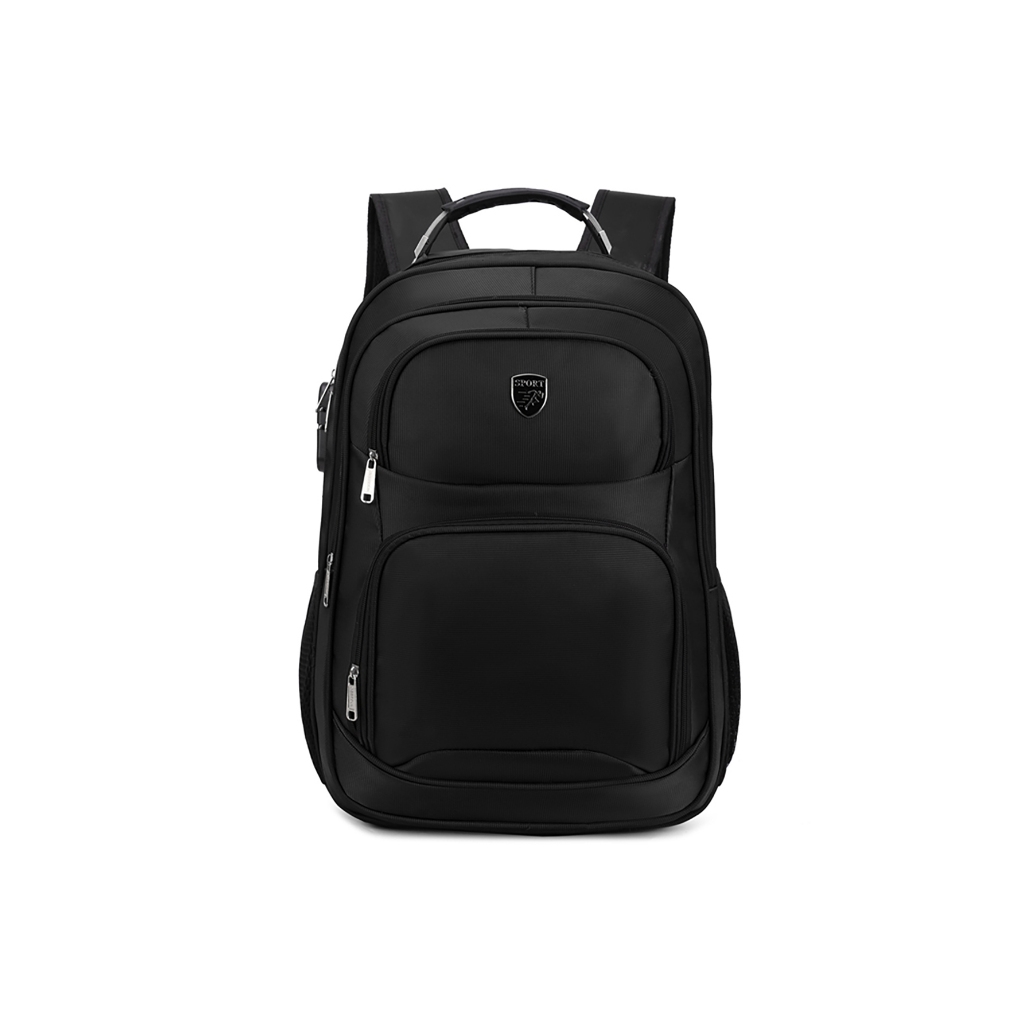 mochila anti furto grande poliester impermeavel com altura 50 cm e cabo de aco ,cadeado , entrada de USB
