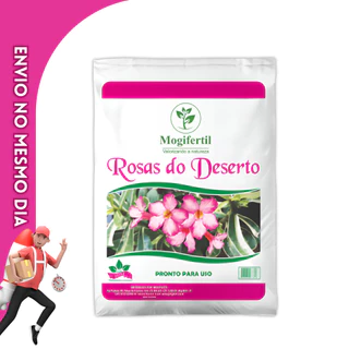 Substrato Rosas Do Deserto 20Kg Adubo Orgânico Plantas Flores Deserticas Natural
