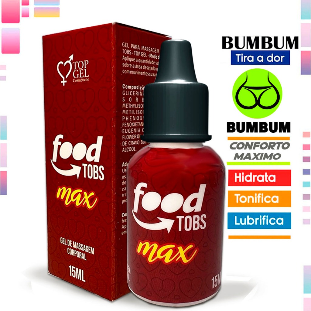 Food Tobs Produtos sex shop Gel sexo Anal lubrificante 15ml Top sexy shop