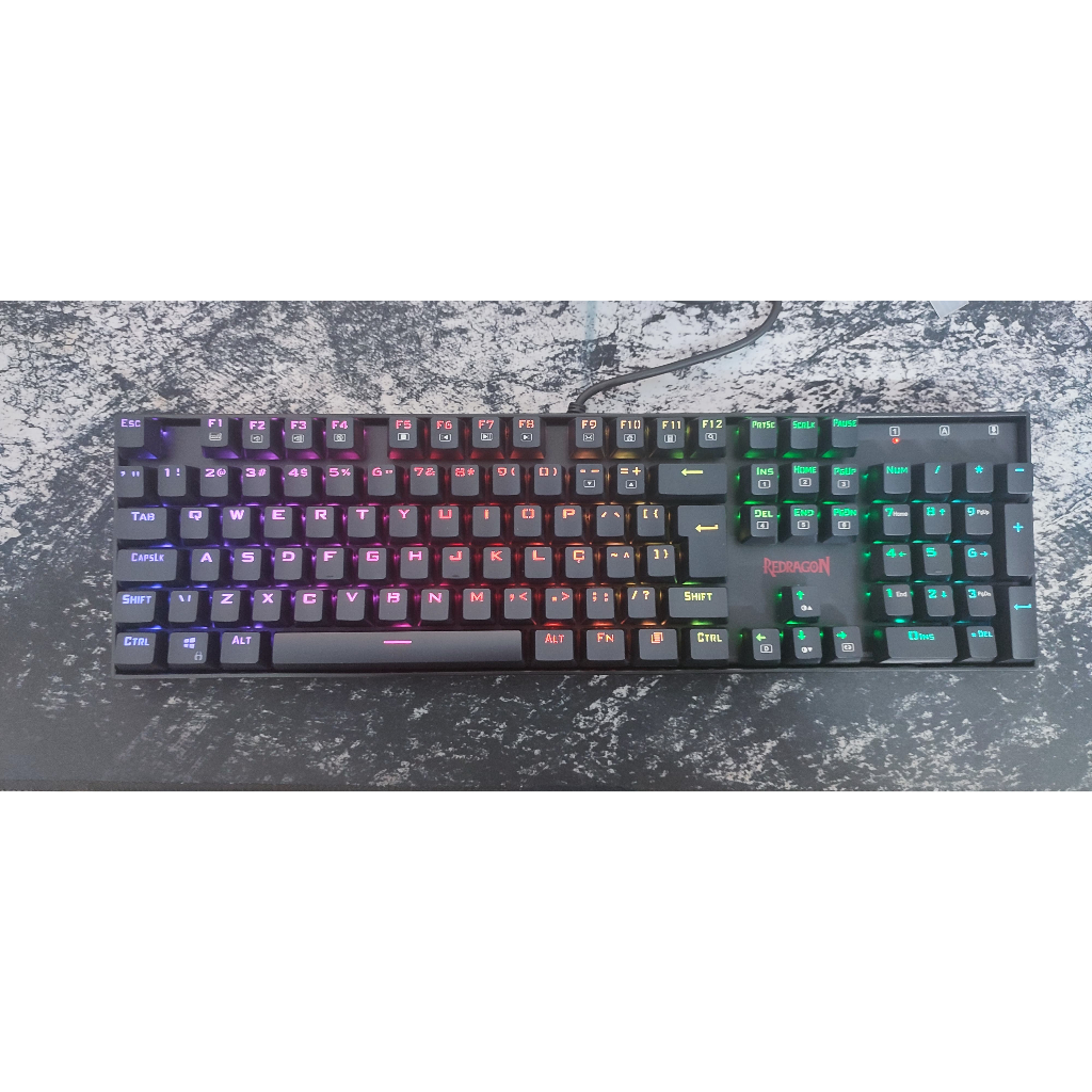 Teclado Gamer Mecánico Redragon Shrapnel RGB (ESP) Blue Switch –