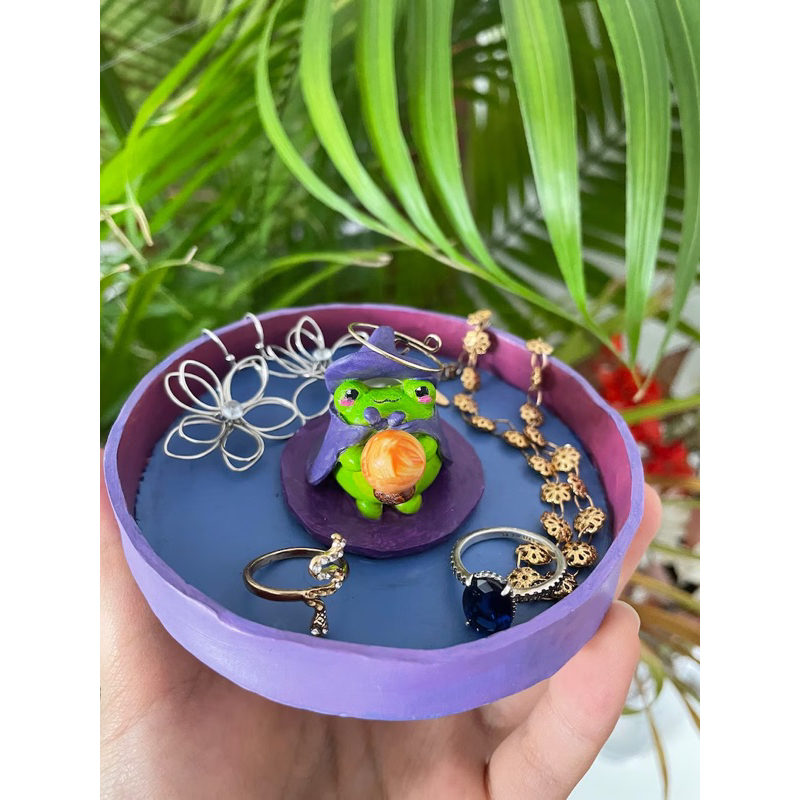 ENVIORN コフレ Pratinhos decorativos porta joias porta treco witch-core dark