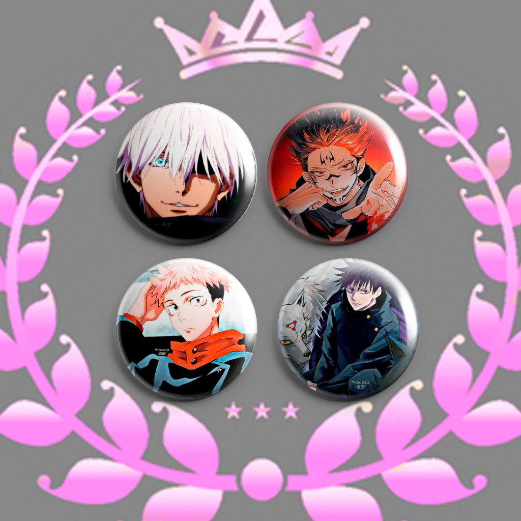 Bottons jujutsu kaisen anime - Broche Botton