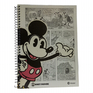 Kit 5 Cadernos Espiral A4 80 FL 5 Pçs Mickey Mouse