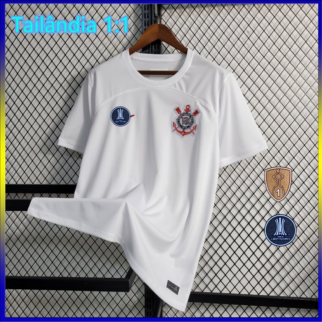 2023/2024 Camisa De Futebol Corinthians Home Thai Versão 1:1