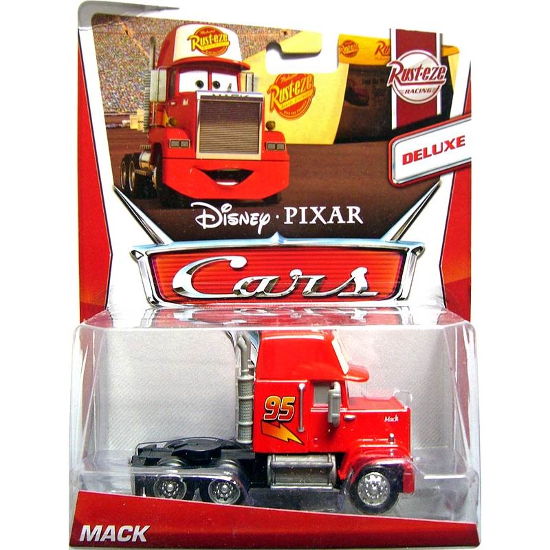 Disney Cars Mack Semi-Reboque Deluxe Rust-Eze Racing Mattel