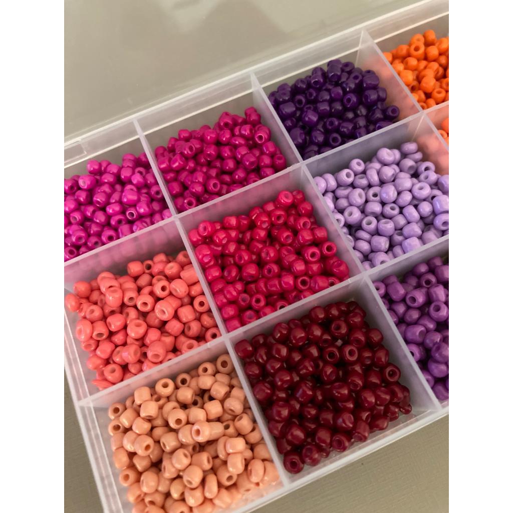 Kit de Miçangas 6/0 Cores Variadas 3000 Peças | Shopee Brasil
