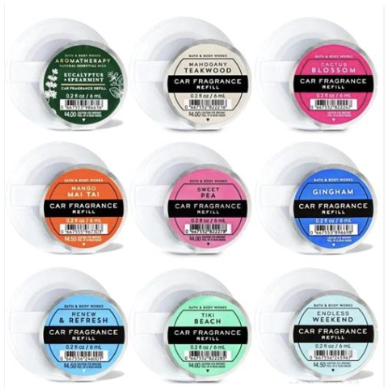 Car Fragrance Bath Body Works 6ml | Importado EUA