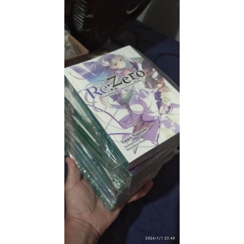 Re Zero Light Novels volumes 1 ao 9 NEWPOP editora - Escorrega o Preço