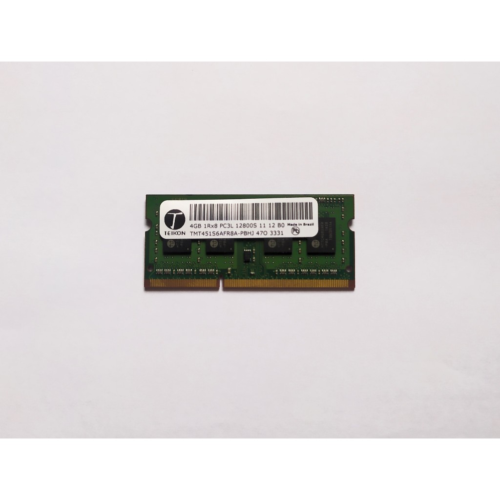 Memória Ram Notebook - 4gb - Ddr3 Pc3l 12800s - 1600mhz