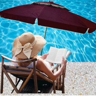 Guarda Sol Grande 2,10m Praia Piscina Camping Pesca