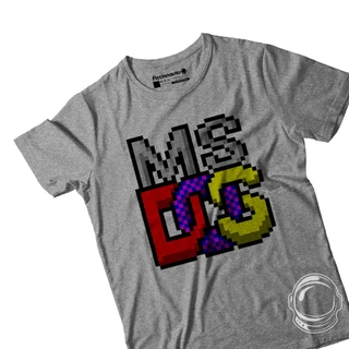 camiseta camisa engraçada profissão programador ms-dos