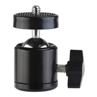Mini Plataforma Cabeça De Bola 360° Para Câmera Tripé 1/4