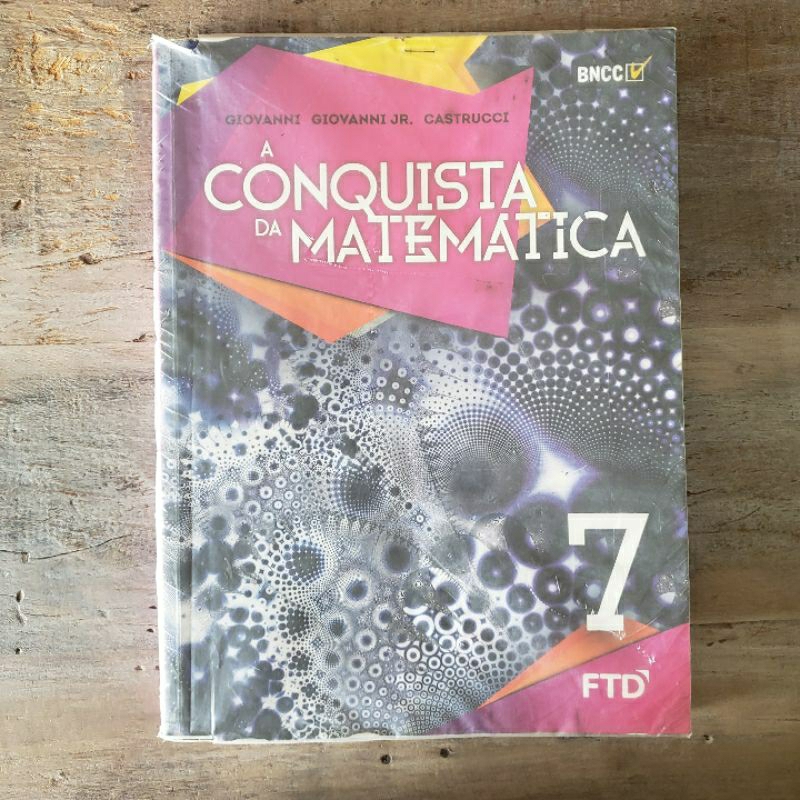 Livro A Conquista da Matemática FTD 7 ano USADO | Shopee Brasil